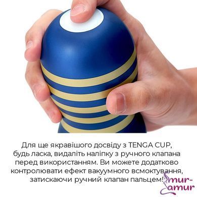 Мастурбатор Tenga Premium Dual Sensation Cup, двосторонній, з двома незалежними каналами фото і опис