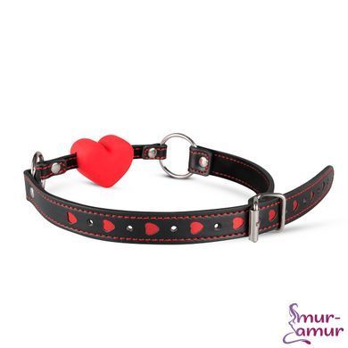 Силіконовий кляп у вигляді серця Whipped - Heart Ball Gag фото і опис