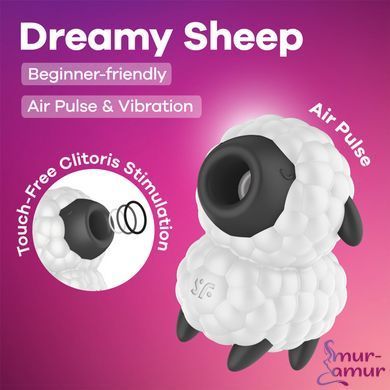 Вакуумный клиторальный стимулятор Satisfyer Dreamy Sheep фото и описание