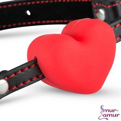 Силіконовий кляп у вигляді серця Whipped - Heart Ball Gag фото і опис