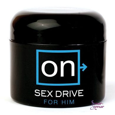 Крем для повышения либидо у мужчин Sensuva ON Sex Drive for Him (50 мл) с натуральными экстрактами фото і опис