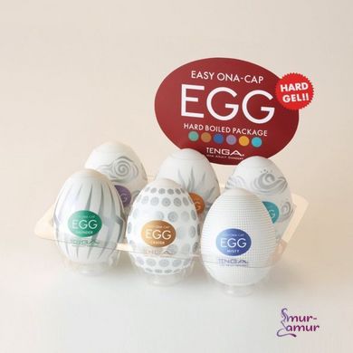 Набір Tenga Egg Hard Boild Pack (6 яєць) фото і опис