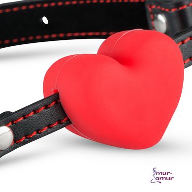 Силиконовый кляп в виде сердца Whipped - Heart Ball Gag фото и описание