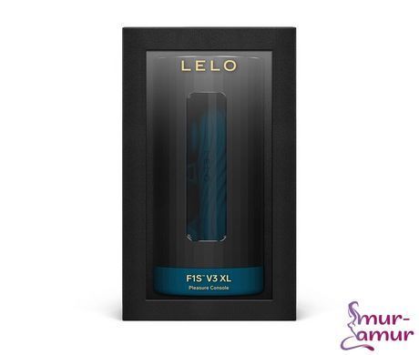 Смарт-мастурбатор LELO F1S V3 XL Teal, збільшений, 2 мотори, 8 режимів, стимуляція звуковими хвилями