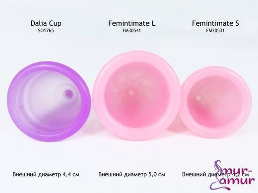 Менструальная чаша Femintimate Eve Cup размер S, диаметр 3,2см