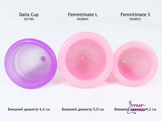 Менструальна чаша Femintimate Eve Cup розмір S, діаметр 3,2см фото і опис