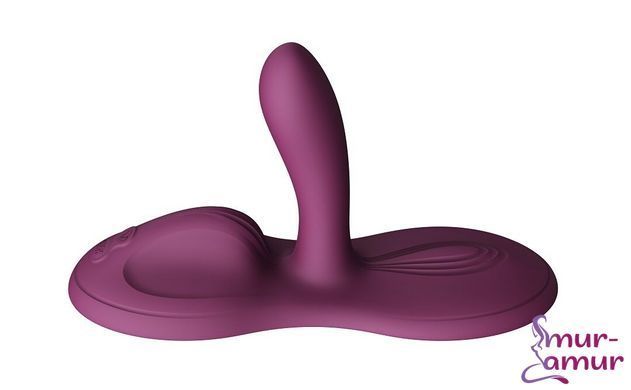 Sit-on-top смарт-вібратор Zalo &ndash; Flora Smart Vibrating Pad Velvet Purple, 9 моторів