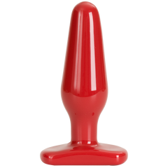 Анальна пробка Doc Johnson Red Boy - Medium 5.5 Inch, макс. діаметр 4 см фото і опис