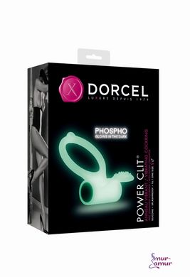 Эрекционное кольцо Dorcel Power Clit White PHOSPHO фото и описание