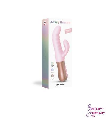 Двойной пульсатор кролик Love To Love SASSY BUNNY - BABY PINK
