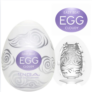 Мастурбатор-яйце Tenga Egg Cloudy (хмарний) фото і опис