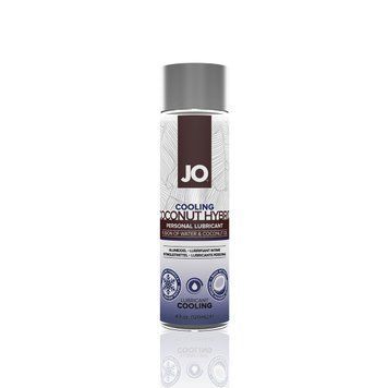 Охлаждающая смазка-крем с кокосовым маслом JO Coconut Hybrid COOLING (120 мл) белая фото и описание