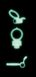 Ерекційне кільце Dorcel Power Clit White PHOSPHO з вібрацією, біле, світиться в темряві фото