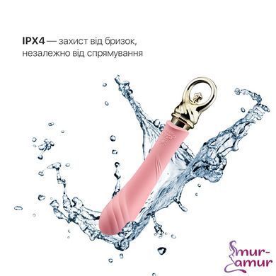 Вібратор для точки G із підігрівом Zalo Sweet Magic - Courage Fairy Pink фото і опис