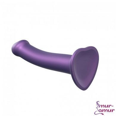 Насадка для страпона Strap-On-Me Mono Density Dildo Violet M, диам. 3,3см, однослойный силикон, гибк фото и описание