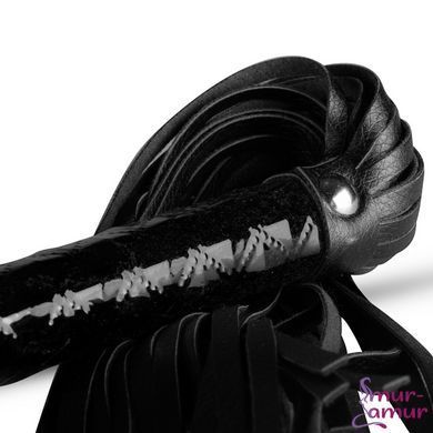 Плеть-флогер Whipped - Beat It Flogger - Black, экокожа фото и описание