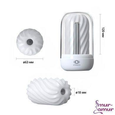 Мастурбатор Otouch DECOR 2, TPE, підігрів до 55 &deg;C, УФ-дезінфекція
