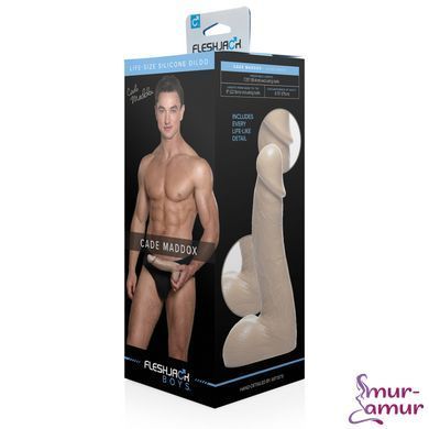 Фалоімітатор Fleshjack Boys: Cade Maddox Dildo, за зліпком пеніса порноактора