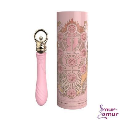 Вібратор для точки G із підігрівом Zalo Sweet Magic - Courage Fairy Pink фото і опис