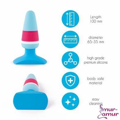 Анальна пробка FeelzToys - Plugz Butt Plug Colors Nr. 1