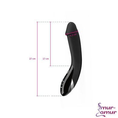 Вібратор з електростимуляцією Mystim Tickling Truman eStim Black, міостимулятор