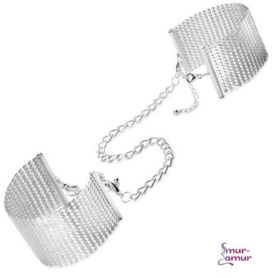 Наручники Bijoux Indiscrets Desir Metallique Handcuffs - Silver, металлические, стильные браслеты фото и описание