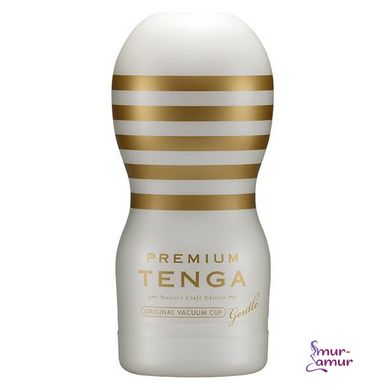 Мастурбатор Tenga Premium Original Vacuum Cup GENTLE (глубокая глотка) с вакуумной стимуляцией фото и описание