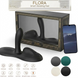 Sit-on-top смарт-вібратор Zalo &ndash; Flora Smart Vibrating Pad Obsidian Black, 9 моторів