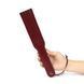 Двусторонний паддл Liebe Seele Wine Red Spanking Paddle, натуральная кожа фото