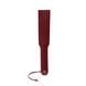 Двусторонний паддл Liebe Seele Wine Red Spanking Paddle, натуральная кожа фото