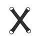Набір Liebe Seele Black Lace and Neoprene 11pcs Bondage Kit, анальна пробка з кристалом, віброкуля фото