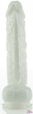 Фалоімітатор ADDICTION Pearl 8.5" Dildo with Balls, віброкуля в подарунок