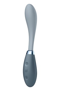Вибратор Satisfyer G-Spot Flex 3 Grey, гибкий ствол с фиксацией положения фото и описание