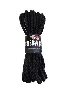 Джутовая веревка для Шибари Feral Feelings Shibari Rope, 8 м черная фото и описание