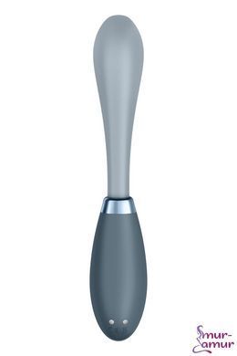Вибратор Satisfyer G-Spot Flex 3 Grey, гибкий ствол с фиксацией положения фото и описание
