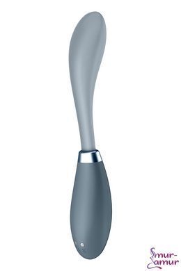 Вибратор Satisfyer G-Spot Flex 3 Grey, гибкий ствол с фиксацией положения фото и описание