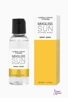 Лубрикант на силиконовій основі MixGliss SUN MONOI (50 мл) з ароматом олії Маноі фото і опис