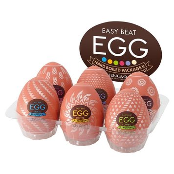 Набор мастурбаторов-яиц Tenga Egg Hard Boilded II Pack (6 яиц) фото и описание