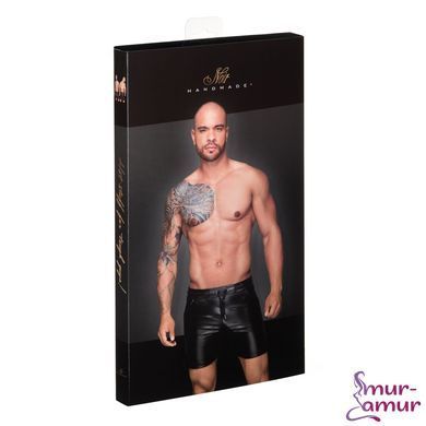 Мужские шорты с мокрым эффектом Noir Handmade H061 Powerwetlook shorts, M