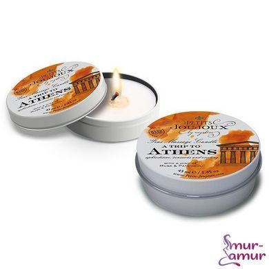 Массажная свечa Petits Joujoux - Athens - Musk and Patchouli (43 мл) с афродизиаками фото и описание