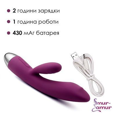 Вибратор кролик с жемчужной стимуляцией точки G Svakom Trysta Violet фото и описание