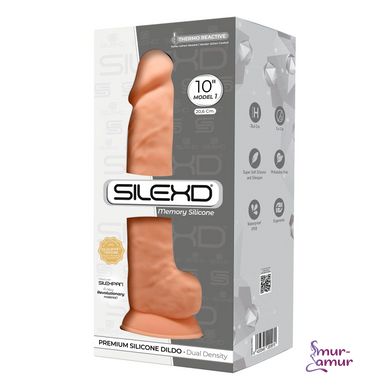 Фаллоимитатор реалистичный SilexD Arnold Flesh (MODEL 5 size 10in), двухслойный, силикон+Silexpan, д фото и описание