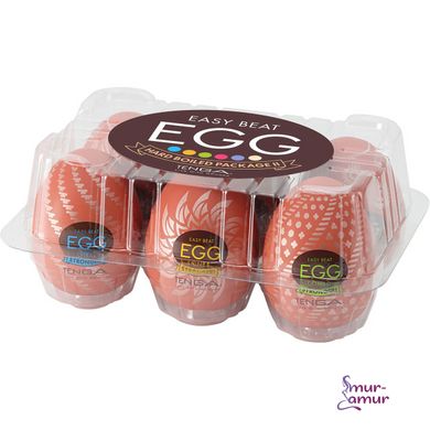 Набір мастурбаторів-яєць Tenga Egg Hard Boilded II Pack (6 яєць) фото і опис