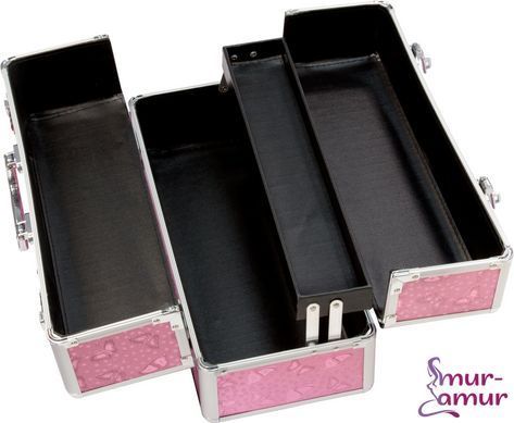 Великий кейс для зберігання секс-іграшок BMS Factory Large Lokable Vibrator Case Pink, кодовий замок