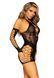 Мини-платье Leg Avenue Mini dress and matching gloves, One Size, черное, митенки в комплекте фото
