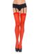 Сексуальные чулки под подвязки Leg Avenue Sheer Stockings Red, one size фото