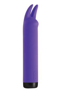 Вібратор S Pleasures Bullets Amethyst, фіолетовий, з двома відростками, 10 режимів, діаметр 2,8 см