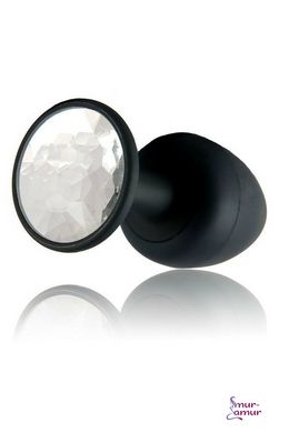 Анальна пробка Dorcel Geisha Plug Diamond M з кулькою всередині, створює вібрації, макс. діаметр 3,2 фото і опис