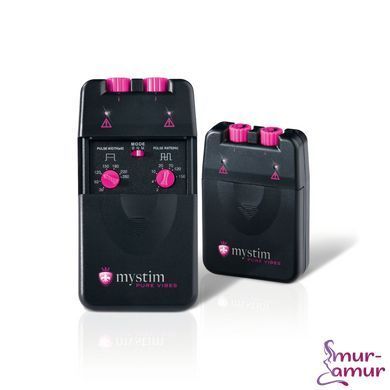 Електростимулятор Mystim Pure Vibes, 2 канали, 3 програми, механічні перемикачі