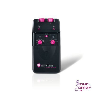 Електростимулятор Mystim Pure Vibes, 2 канали, 3 програми, механічні перемикачі